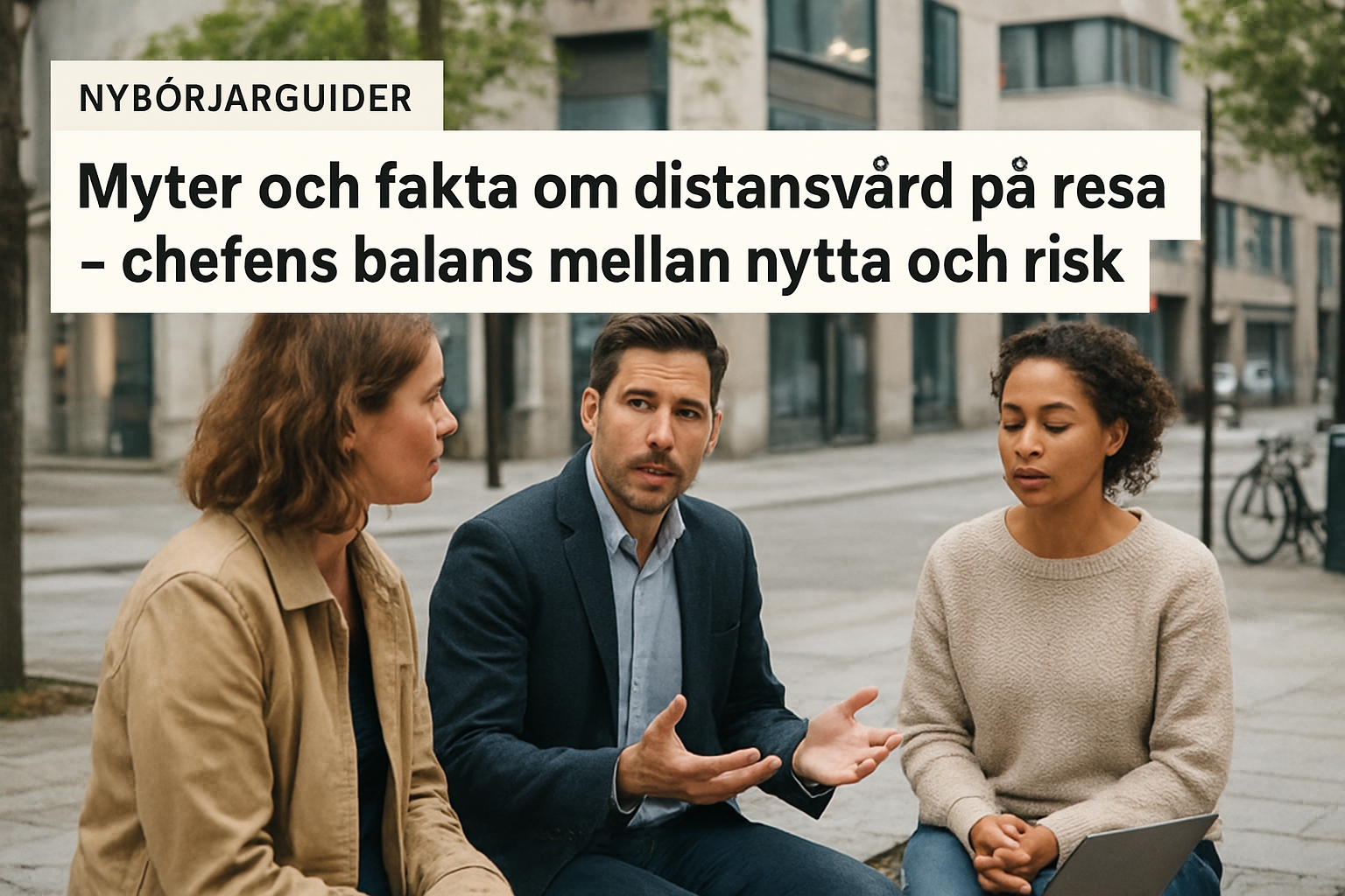 Myter och fakta om distansvård på resa – chefens balans mellan nytta och risk